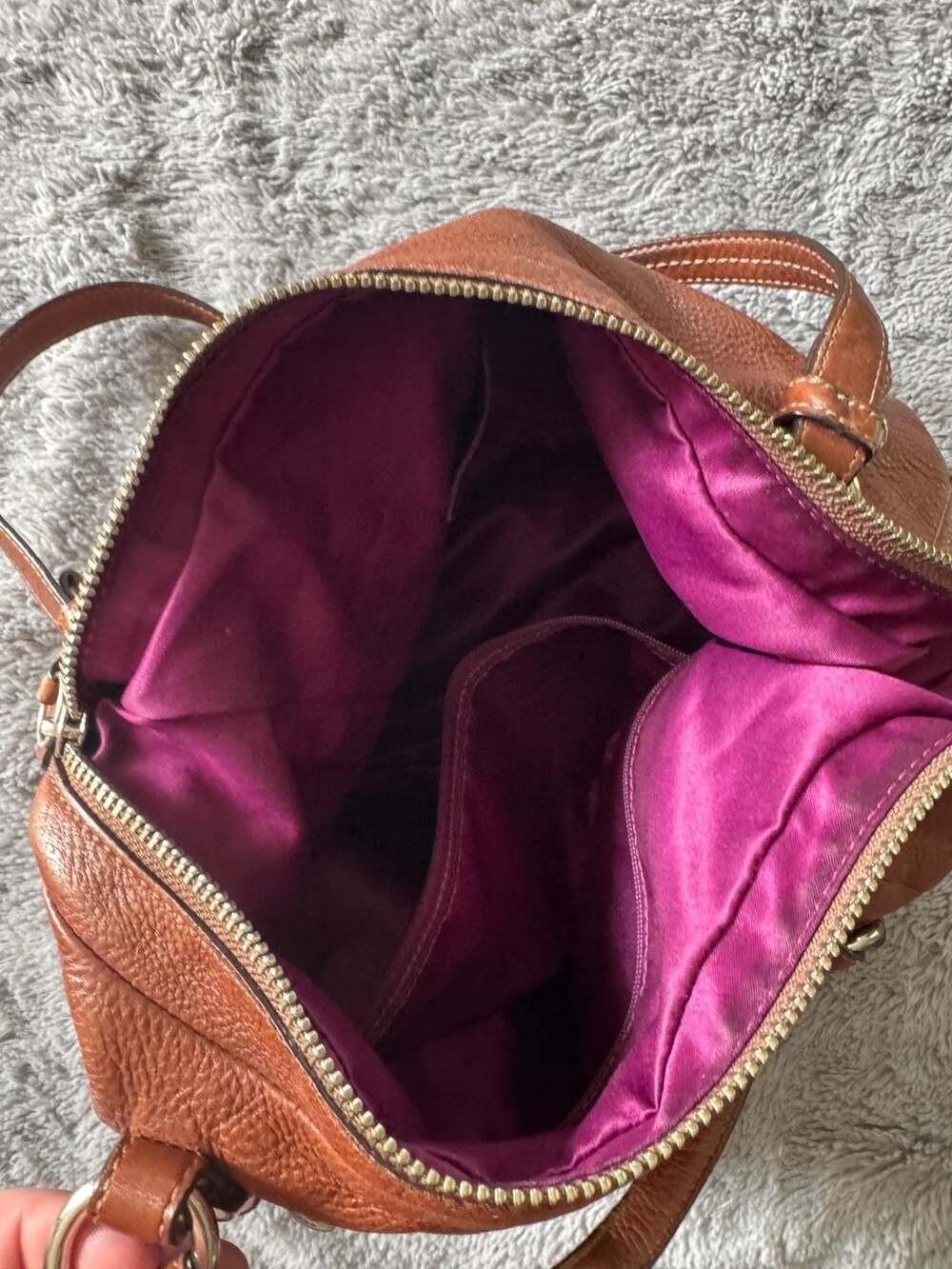 Coach Legacy Leather Hobo Shoulder Bag in British Tan - Picture 7 of 8